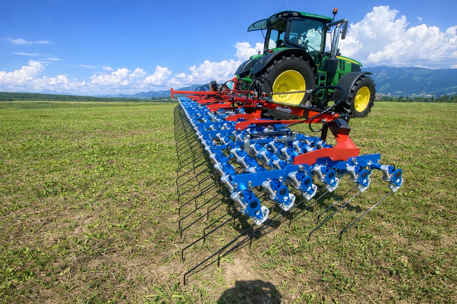 Príprava pôdy s moderným náradím