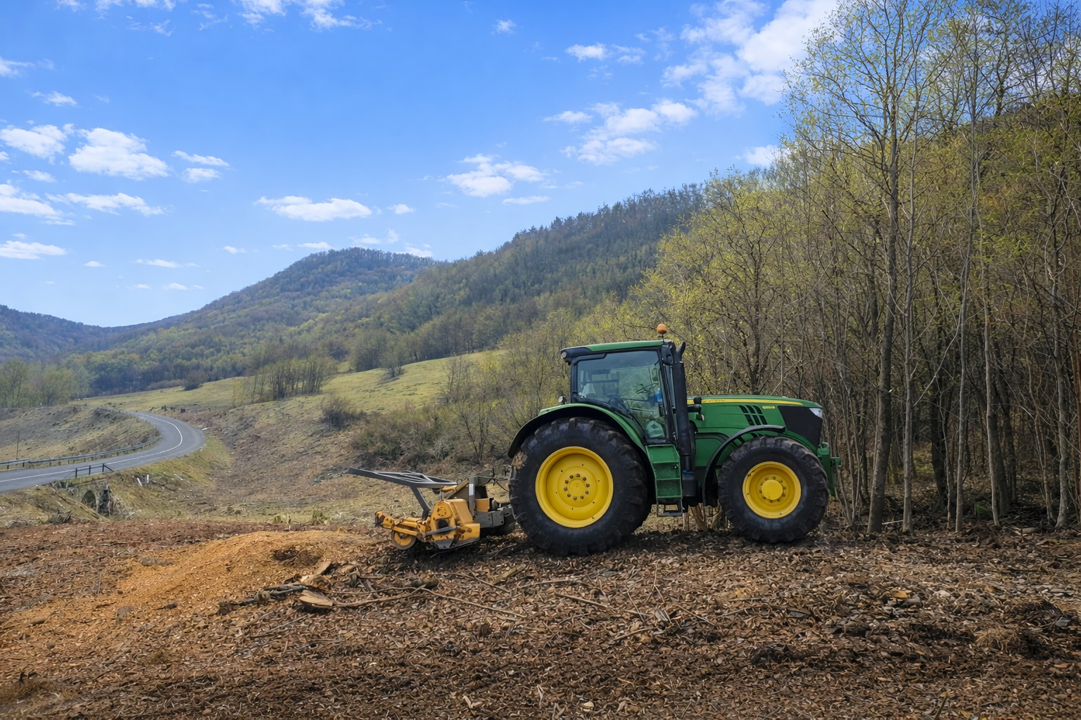 Úprava pozemkov a čistenie terénu