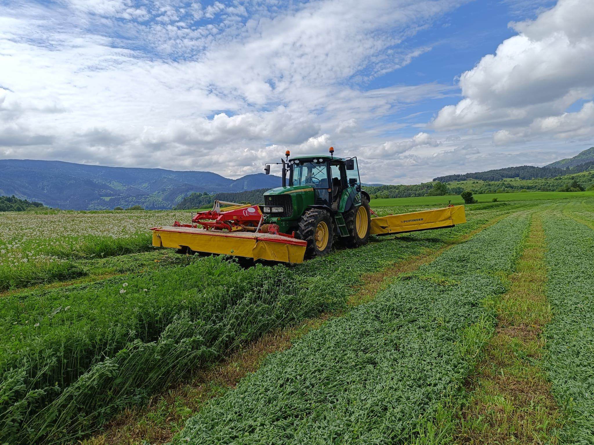 Zber a spracovanie krmiva